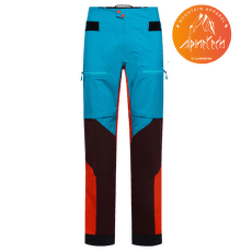 Pantaloni La Sportiva SUPERCOULOIR GTX PRO PANT Men Tropic Blue/Cherry Tomato