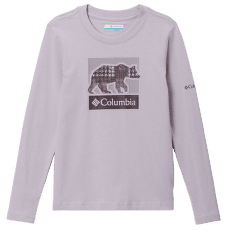 Tricou cu mânecă lungă Columbia Hazeldel Hill™ Long Sleeve Graphic Tee Girls Lavender Pearl, Barely Printed 551