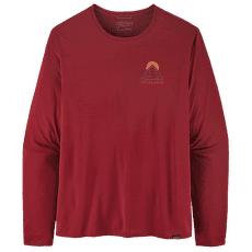 Tricou cu mânecă lungă Patagonia L/S Cap Cool Daily Graphic Shirt Men Slow Going: Wax Red X-Dye
