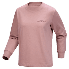 Tricou cu mânecă lungă Arcteryx Kragg Cotton Bird Crew LS Women Bliss / Mars