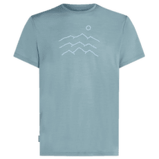 Tricou cu mânecă scurtă Icebreaker Merino Blend 125 Cool-Lite Sphere SS Tee Across the Peaks Men FLINT BLUE