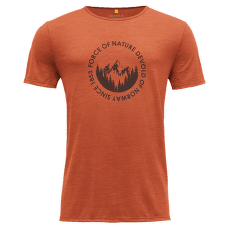 Tricou cu mânecă scurtă Devold Leira Tee Men 087A BRICK