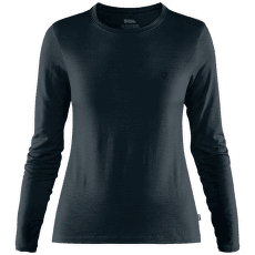 Tricou cu mânecă lungă Fjällräven Abisko Wool LS Women Dark Navy