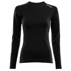 Tricou cu mânecă lungă Aclima WarmWool Crew Neck Women Jet Black