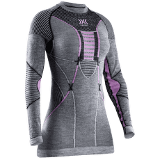 Tricou cu mânecă lungă X-Bionic Merino Shirt LG SL Women Black/Grey/Pink