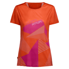 Tricou cu mânecă scurtă La Sportiva COMP T-SHIRT Women Cherry Tomato/Springtime