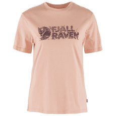 Tricou cu mânecă scurtă Fjällräven Lush Logo T-Shirt Women Chalk Rose