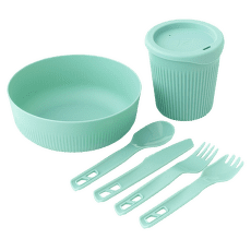 Set Sea to Summit Passage Dinnerware Set - [1P] [6 Piece] Aqua Sea Blue