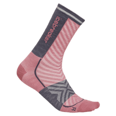 Șosete Icebreaker Merino Run+Ultralight Crew Women DECO/GRAPHITE