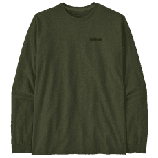 Tricou cu mânecă lungă Patagonia Long-Sleeved P-6 Logo Responsibili-Tee Men Torrey Pine Green