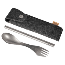 Linguriţă Light My Fire Spork´n Straw Kit Titanium