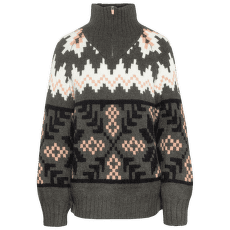 Pulover Kari Traa AMELIA KNIT DARK GREY