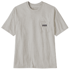 Tricou cu mânecă scurtă Patagonia Daily Pocket Tee Men Birch White