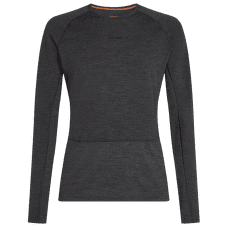 Tricou cu mânecă lungă Icebreaker Merino 260 ZoneKnit™ LS Crewe Men JET HTHR-011