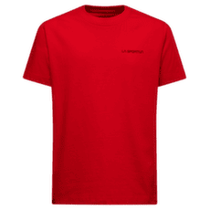 Tricou cu mânecă scurtă La Sportiva CLIMBING DAYS Kids Mountain Red/Redwood