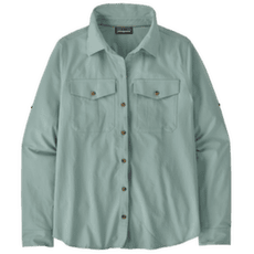 Cămașă cu mânecă lungă Patagonia Long-Sleeved Self Guided Sun Shirt Women Thermal Blue