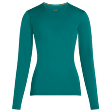 Tricou cu mânecă lungă Icebreaker Oasis LS Crewe Women (104375) TIDAL TEAL