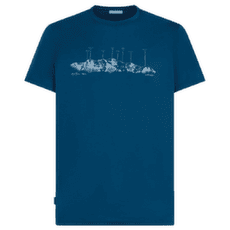 Tricou cu mânecă scurtă Icebreaker Merino 150 Tech Lite SS Tee The Peaks Men ATLANTIS
