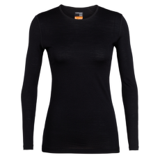 Tricou cu mânecă lungă Icebreaker Oasis LS Crewe Women (104375) Black