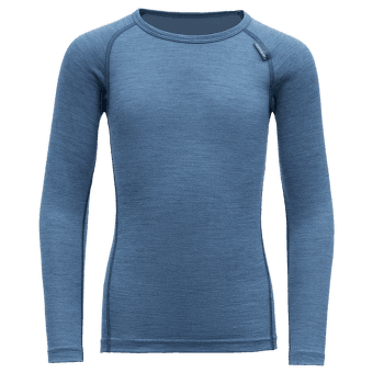 Tricou cu mânecă lungă Devold Breeze Kid Shirt (181-222) 258A Blue