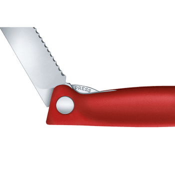 Cuțit Victorinox Skládací svačinový nůž Swiss Classic,vlnkované ostří Red