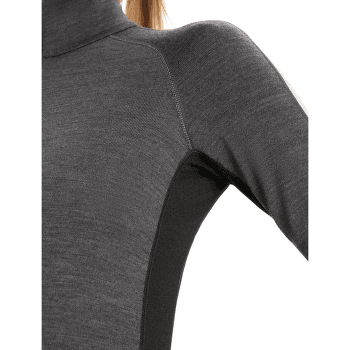 Tricou cu mânecă lungă Icebreaker 260 ZoneKnit™ LS Half Zip Women TEMPO/ELECTRON PINK/CB