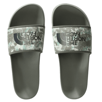 Papuci de casă The North Face Basecamp Slide III Military Olive Stippled Camo Print-TNF Black