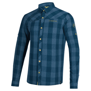 Cămașă cu mânecă lungă La Sportiva ANDES LS SHIRT Men Storm Blue/Lime Punch