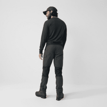 Pantaloni Fjällräven Kaipak Trousers Men Dark Grey-Black