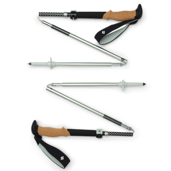 Gaură Black Diamond PURSUIT FLZ TREKKING POLES Black-Foam Green