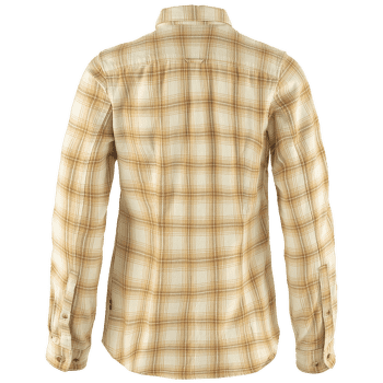 Cămașă cu mânecă lungă Fjällräven Övik Flannel Shirt Women Chalk White-Dune Beige