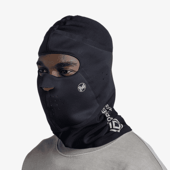 Păpuşă Buff Windproof Balaclava SOLID BLACK