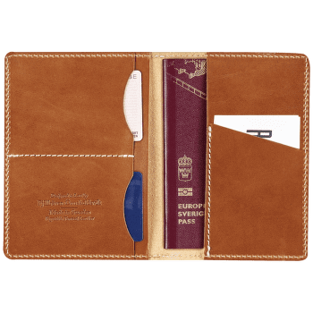 Penar Fjällräven Leather Passport Cover Black