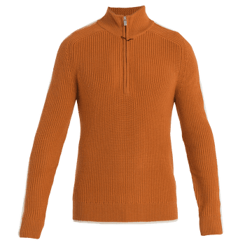 Pulover (închidere 3/4) Icebreaker Lodge LS Half Zip Sweater Men EARTH/UNDYED/CB