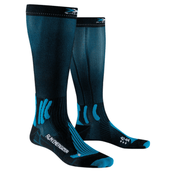 Șosete pentru genunchi X-Bionic X-Socks Run Energizer 4.0 Men OPAL BLACK/TWYCE BLUE