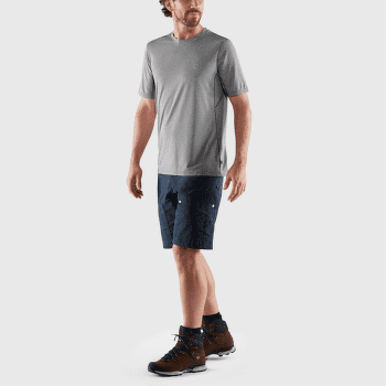 Tricou cu mânecă scurtă Fjällräven Abisko Day Hike SS Men Black