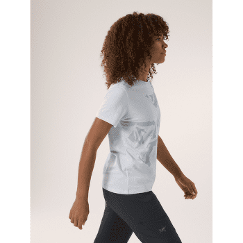 Tricou cu mânecă scurtă Arcteryx Bird Cotton T-Shirt SS Women Stratus / Dk Stratus