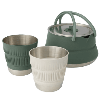 Fierbător Sea to Summit Detour Stainless Steel Kettle Cook Set - [2P] [3 Piece]