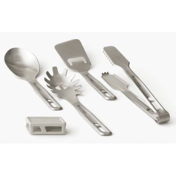 Tacâmuri Sea to Summit Detour Stainless Steel Utensil Set - [4 Piece] Stainless Steel Grey