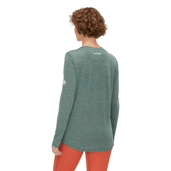 Tricou cu mânecă lungă Mammut Tree Wool FL Longsleeve Women 2281 peach melange