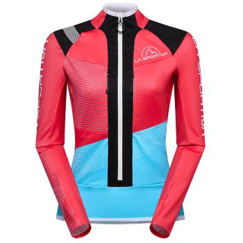 Jachetă La Sportiva STRATOS VI Racing Jacket Women Hibiscus/Malibu Blue