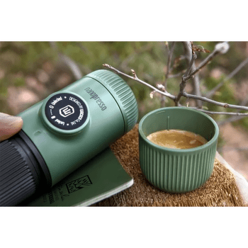 Aparat de cafea Wacaco Nanopresso + case moss green