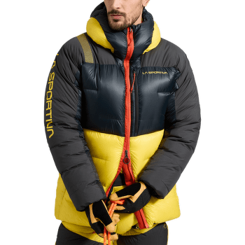 Jachetă La Sportiva OLYMPUS TECH DOWN PARKA Black/Yellow_999100