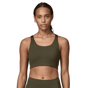 Sutien Patagonia Shadowlite High-Impact Adjustable Bra Wild Botanist: Wetland Blue