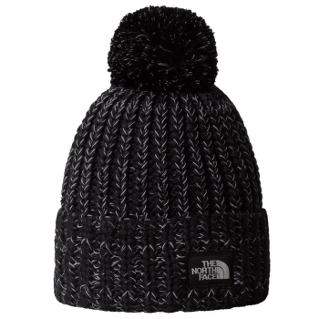 Căciuli The North Face COZY CHUNKY CABIN BEANIE TNF BLACK/WHITE DUNE