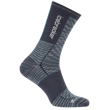 Șosete Icebreaker Merino Blend Run+ Ultralight Crew Men GRAPHITE FD/GRAPHITE/SNOW