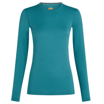 Tricou cu mânecă lungă Icebreaker Oasis LS Crewe Women (104375) TOPAZ
