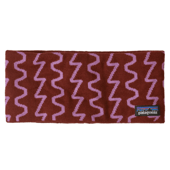 Bandă pentru cap Patagonia Powder Town Headband Fresh Tracks: Dried Vanilla