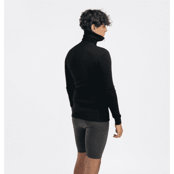 Tricou cu mâneci lungi Aclima WarmWool Polo Men Green Gables / Corsair / Jet Black