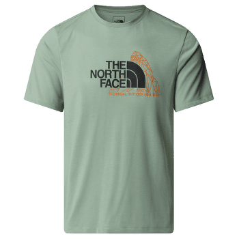 Tricou cu mânecă scurtă The North Face MOUNTAIN FOUNDATION SS TEE-GRAPHIC Men BQ1 SLATE MOSS
